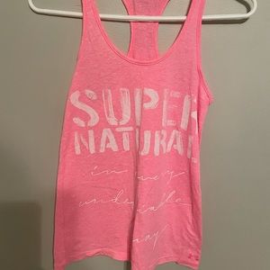 Pink under armor tank top